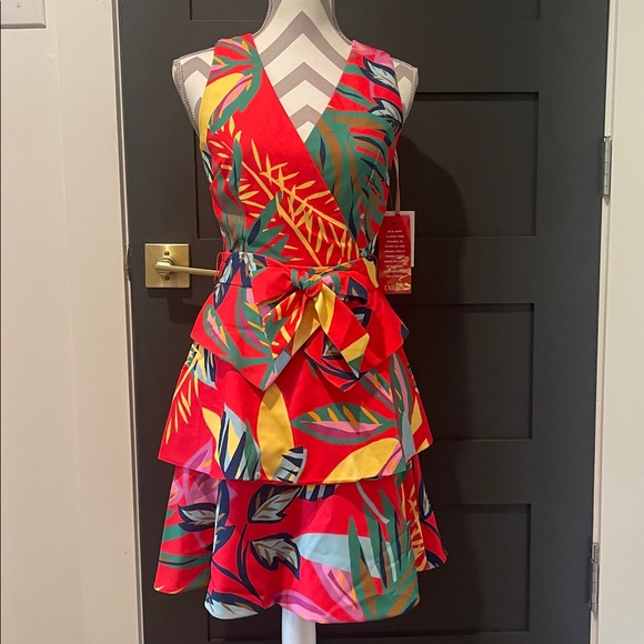 Alex Marie Dresses & Skirts - NWT Alex Marie Vibrant Tropical Print Dress